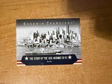 2025 UD Goodwin Champions - #USS-4 The Story of the USS Midway CV-41