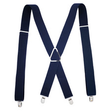 Suspenders Men Adjustable Elastic X Back Pants Women Suspender for Trousers 2.5C