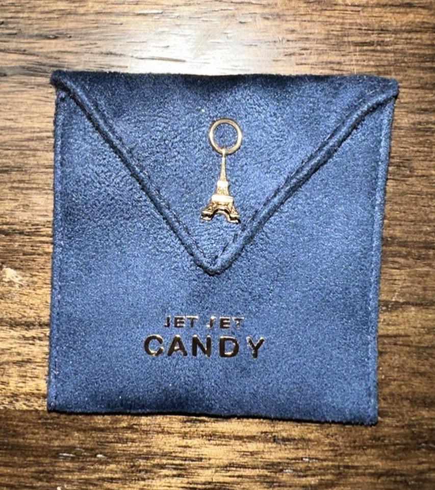Jet Set Candy 14K Solid Gold Mini Paris Eiffel To… - image 2
