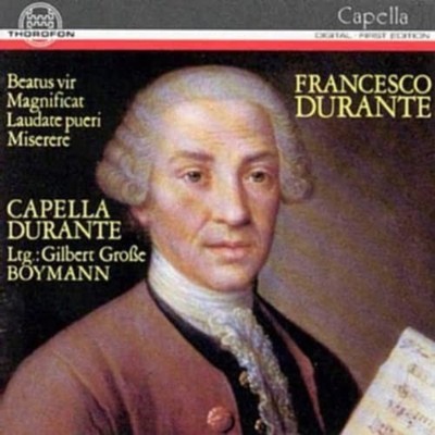 Works for 4 & 5 Part Chorus Strings & B.C. (CD) FRANCESCO DURANTE