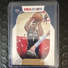 ZION WILLIAMSON 2020-21 Panini NBA Hoops #163 New Orleans Pelicans Base Set