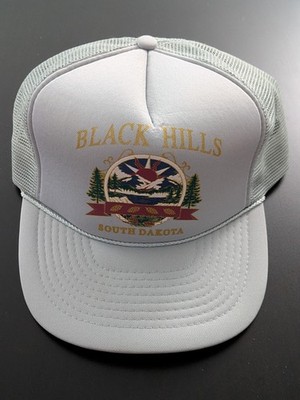 Black Hills South Dakota Mesh Back Trucker Hat Snapback OSFM Mohr's Gray