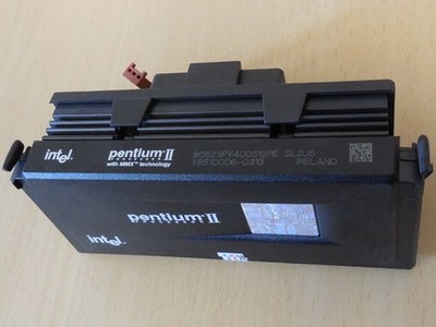 CPU Prozessor Intel Pentium II SL2U6 400 MHz FSB100 512KB Slot 1 Pentium 2* c980