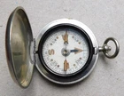 NO RESERVE WW1 Military? Marching Magnetic Compass Pocket Watch Vintage Antique