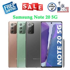 NEW Samsung Galaxy Note 20 5G N981U 128GB Factory Unlocked GSM CDMA Smartphone