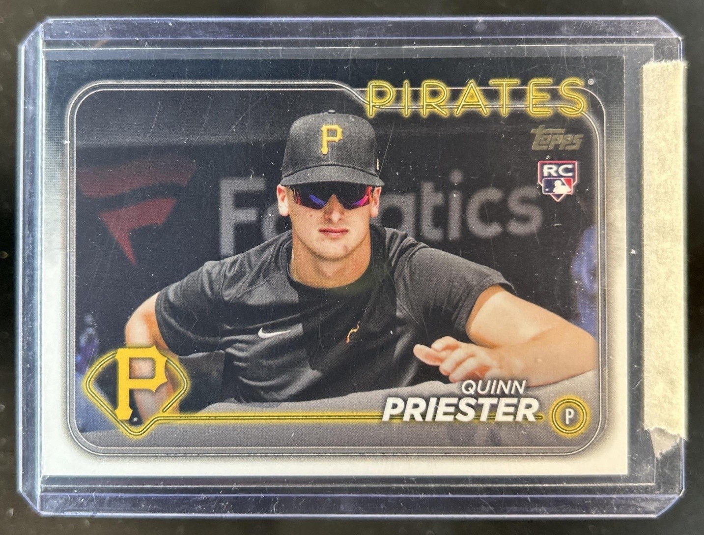 2024 Topps Quinn Priester RC Golden Mirror SSP Rookie #93 Pirates