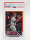 SHOHEI OHTANI 2023 TOPPS SERIES 1ST EDITION ORANGE FOIL POP 1 /75 PSA 8 Q3292