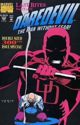 Daredevil #300 VF/NM; Marvel | Last Rites 4 Kingpin - we combine ...