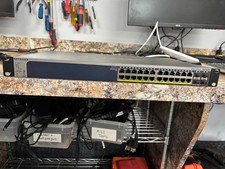 NETGEAR ProSAFE GS728TP V2 24 Port Gigabit PoE Managed Switch w 4 SFP PORTS