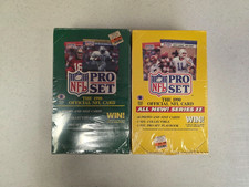 1990 NFL Pro Set Football  Series 1&2 SEALED Wax Boxes Emmitt Smith RC🙂