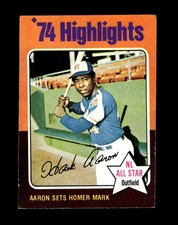 1975 Topps Set-Break #  1 Hank Aaron VG-VGEX *GMCARDS*
