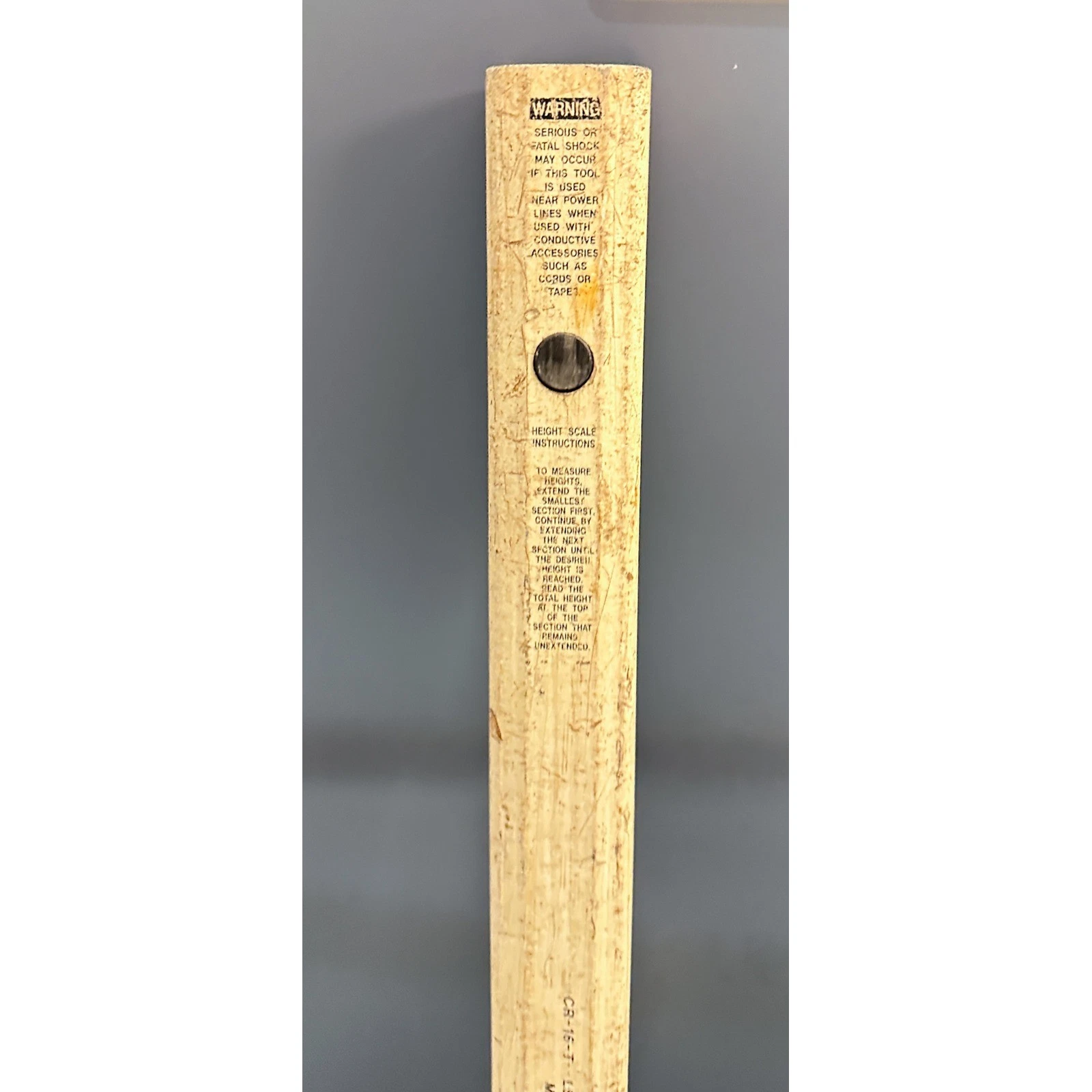 Crain CR-16-T Telescoping Leveling Rod 16ft Fiberglass Surveying Tool - product detail image 7