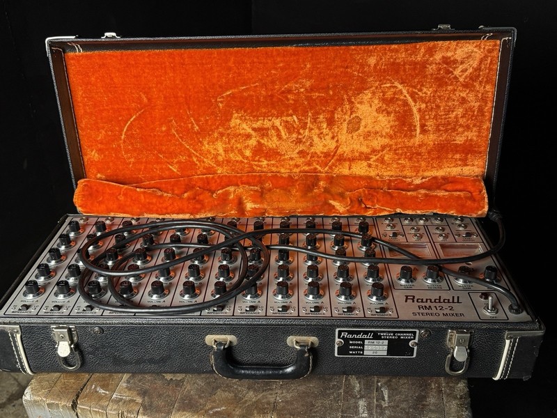 1970’s Hard Cases Randall RM-12-2 Powered Mixer