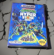 TMNT:The Hyper stone Heist (Sega Genesis w/Art+Manual+Cart+Case +PLEASE READ+