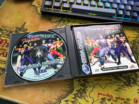 Sega Saturn Virtua Fighter Remix + Portrait Collection CIB Jewel Case  PAL RARE