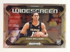 2024 Panini Prizm Draft Basketball Widescreen Insert #10 Cody Williams RC