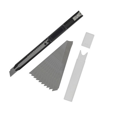 SLIM SNAP-OFF KNIFE & 10 BLADES MODELLBAU ZUBEHÖR VALLEJO