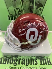 Ryan Broyles Autographed Oklahoma Sooners Mini Helmet Inscription Z5
