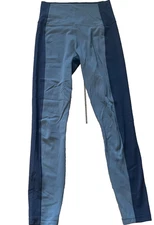 Athleta Transcend Tight Color Block Blue Size XS – High-Rise Yoga Leggings