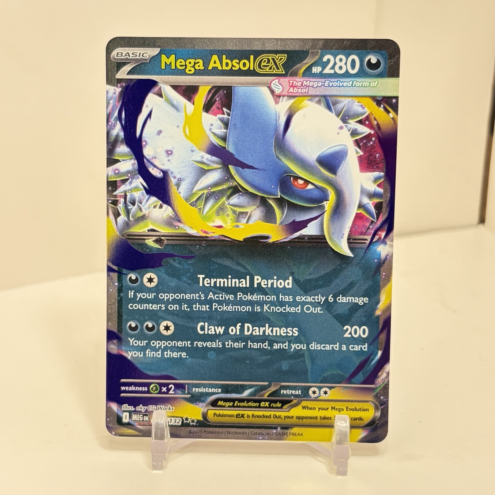 Pokémon Mega Evolution Mega Absol Ex 086/132 NM