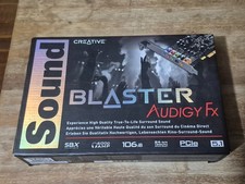 Creative Sound Blaster Audigy FX PCIe Sound Card 5.1   Fully Working   With Box