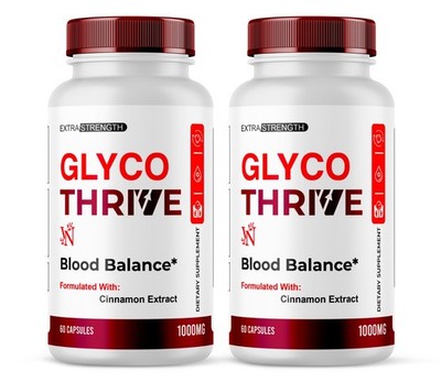 Glyco Thrive Blood Pills Balance, Glycothrives Supplement Extra Strength 120CT