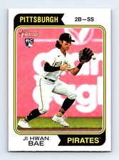 #179 2023 Topps Heritage * Ji Hwan Bae RC Pittsburgh Pirates
