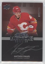 2021-22 SPx UD Black Lustrous Rookie Signatures 8/299 Matthew Phillips Auto 0il7