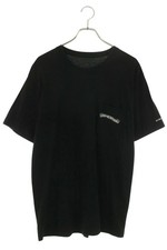 Chrome Hearts Size L Ch T-Shrt 1 Back Scroll Label Print T-Shirt Black Men'S