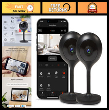 1080p Indoor Security Camera - Full HD WiFi, 2-Way Audio, Motion Detection, Nigh