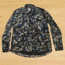 CaBi Chemisier à Volants Colorés et à Plis Femme Taille Moyenne 