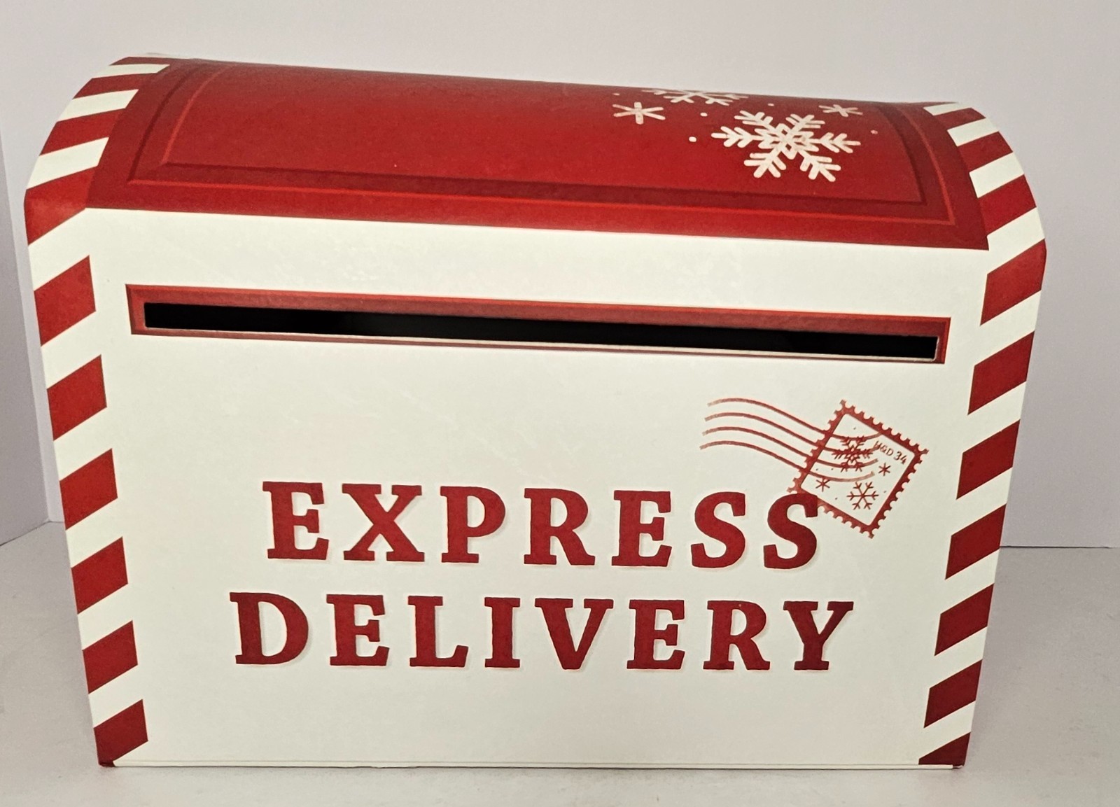 Decorative Christmas Express Delivery Mailbox By Harry & David Sturdy & Reusable