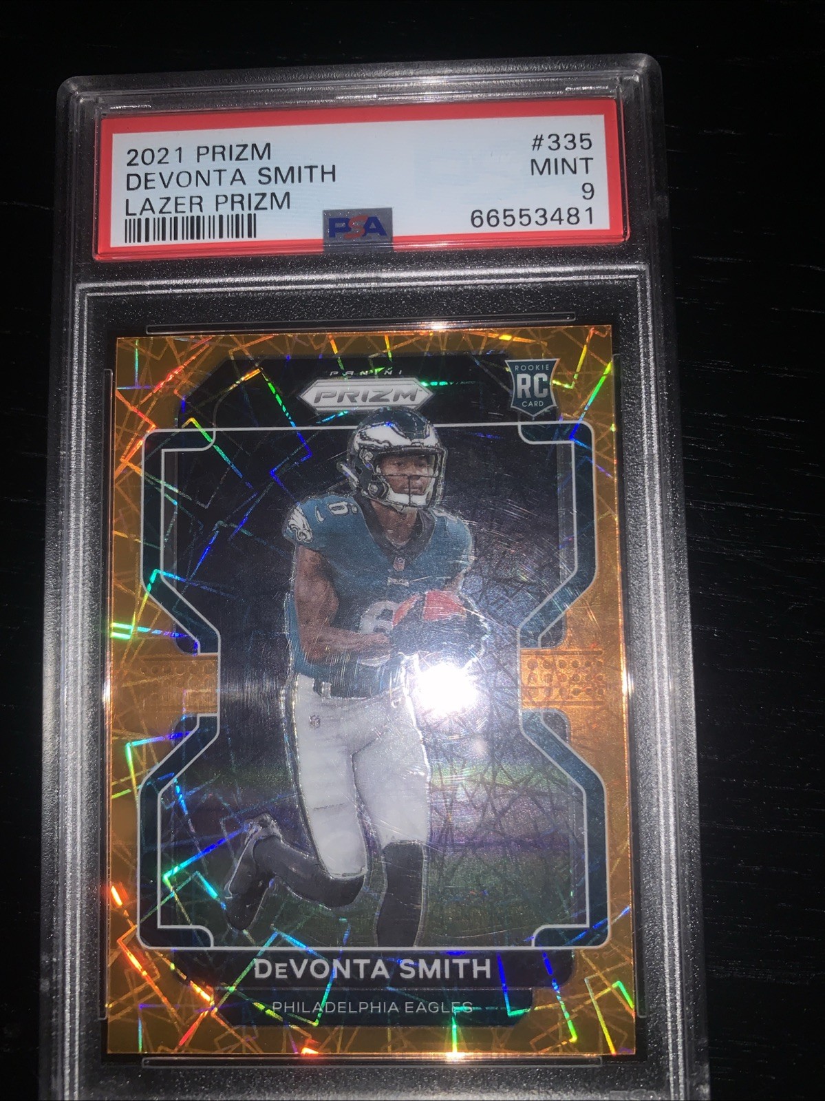 2021 Panini Prizm - Rookie Devonta Smith #335 Lazer Prizm (RC)
