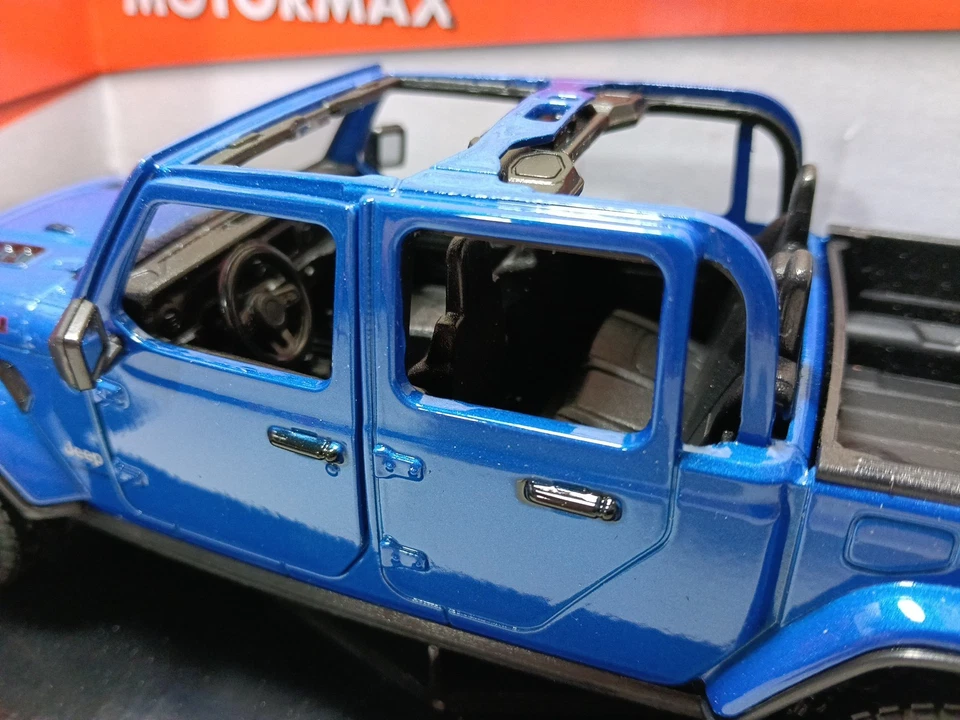 Jeep Gladiator - Motormax 1:27 - MX79370BL - Nuova con scatola - Immagine 2 di 4