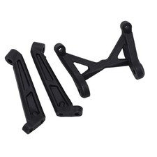 RC Front and Rear Shock Tower Plastic Black RC Car Accessories for ZD Racing 1/7