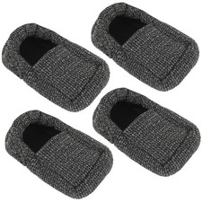 Vive Walker Ski Glide Covers 4 PCS - Accessories 4 Count Pack of 1 , Grey