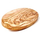 Frühstücksbrett aus Olivenholz, oval, 2. Wahl