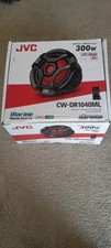 JVC CW-DR1040ML 10" 1300W Max Marine Motorsports Black Subwoofer w/ LED Lighting