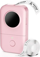Phomemo Label Maker Machine, D30 Portable Handheld Bluetooth Mini Pink 