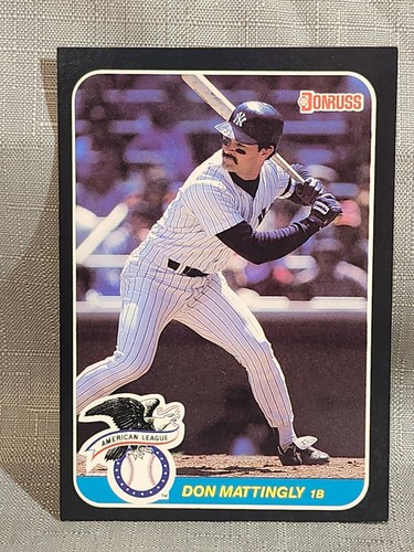 Don Mattingly #33 1987 Donruss All Stars card