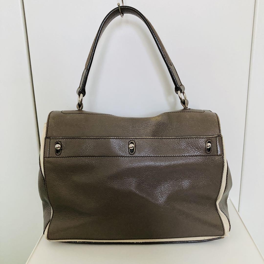 Borsa vintage Yves Saint Laurent Ysl M To Greige