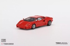 1/43 scale Lamborghini Countach 25th Anniversary Rosso diecast car [TSM430658]
