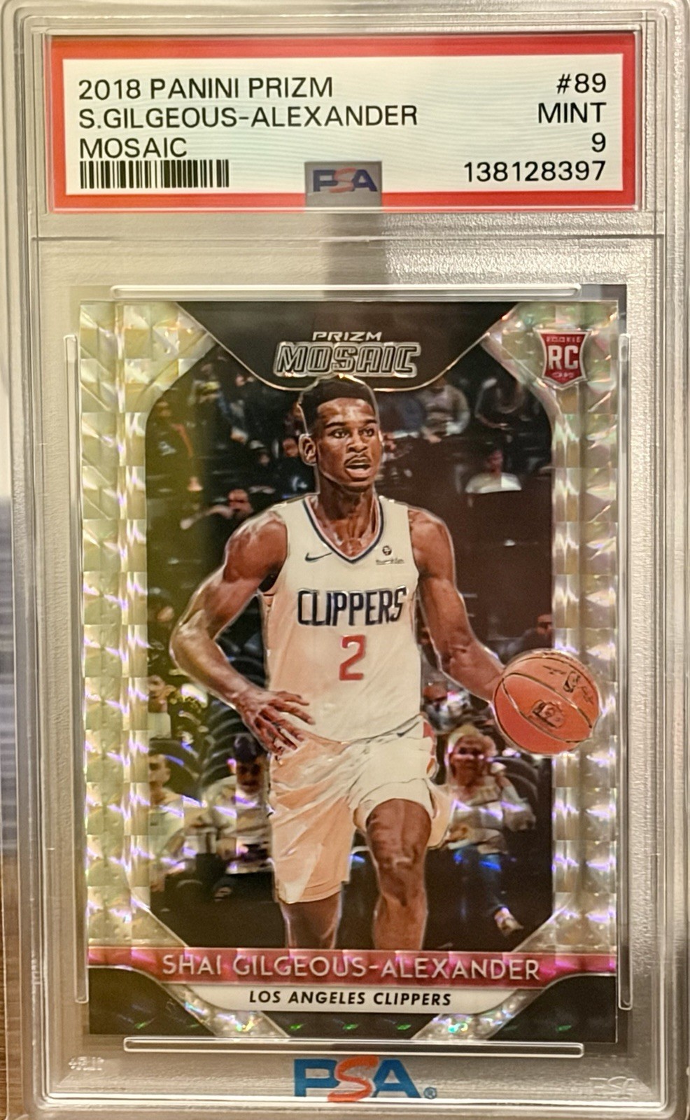 2018-19 Panini Prizm Mosaic - Shai Gilgeous-Alexander #89 (RC)