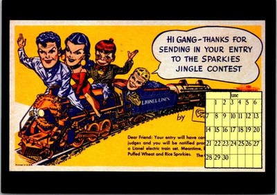 Quaker Oats Terry and the Pirates Cartoon Chrome Continental Postcard B025