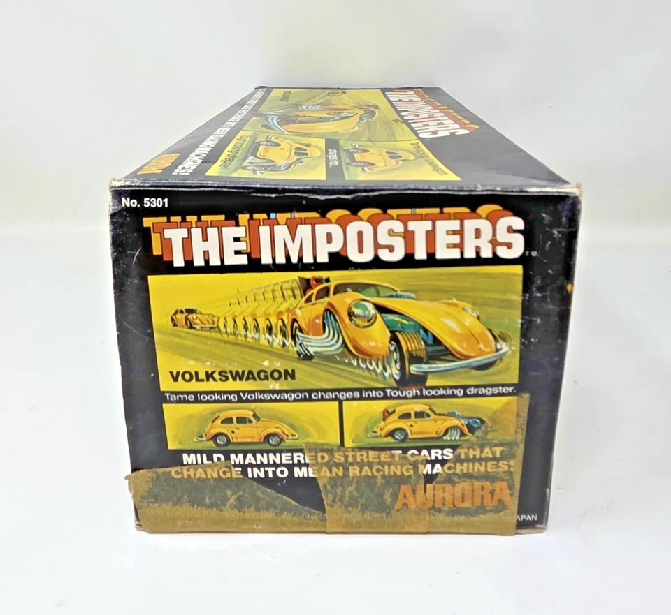 Volkswagen Dragster Beatle 1972 vintage Aurora "The Imposters" con caja original Foto 4 de 4