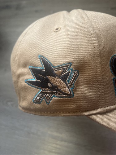 '47 Hitch San Jose Sharks Camel/Tan Trucker Snapback Hat Cap NHL Core NWT Rare - Picture 5 of 11