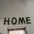 HOME in preserved  Boxwood  Letters — photo 1