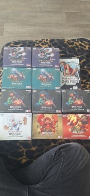 One Piece TCG Op05,2 ×Op08,2 ×Op10, PRB-01 ,Prb-02 Und Ein Starter Deck 08