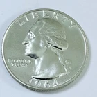 1964 Washington Quarter *UNCIRCULATED* *90% SILVER GEM PROOF* #8104