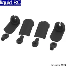 RPM R/C Products 80402 Shock Shaft Guard Black TRA 1:10 scale shocks (4)